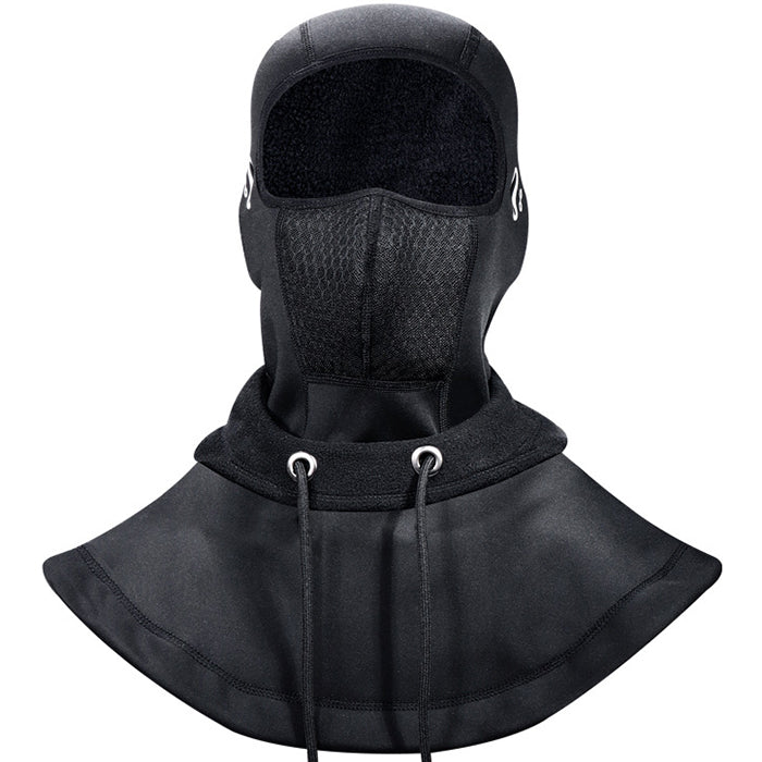 Men's Winter Windproof Fleece Mask Motorcycle Thermal Cap