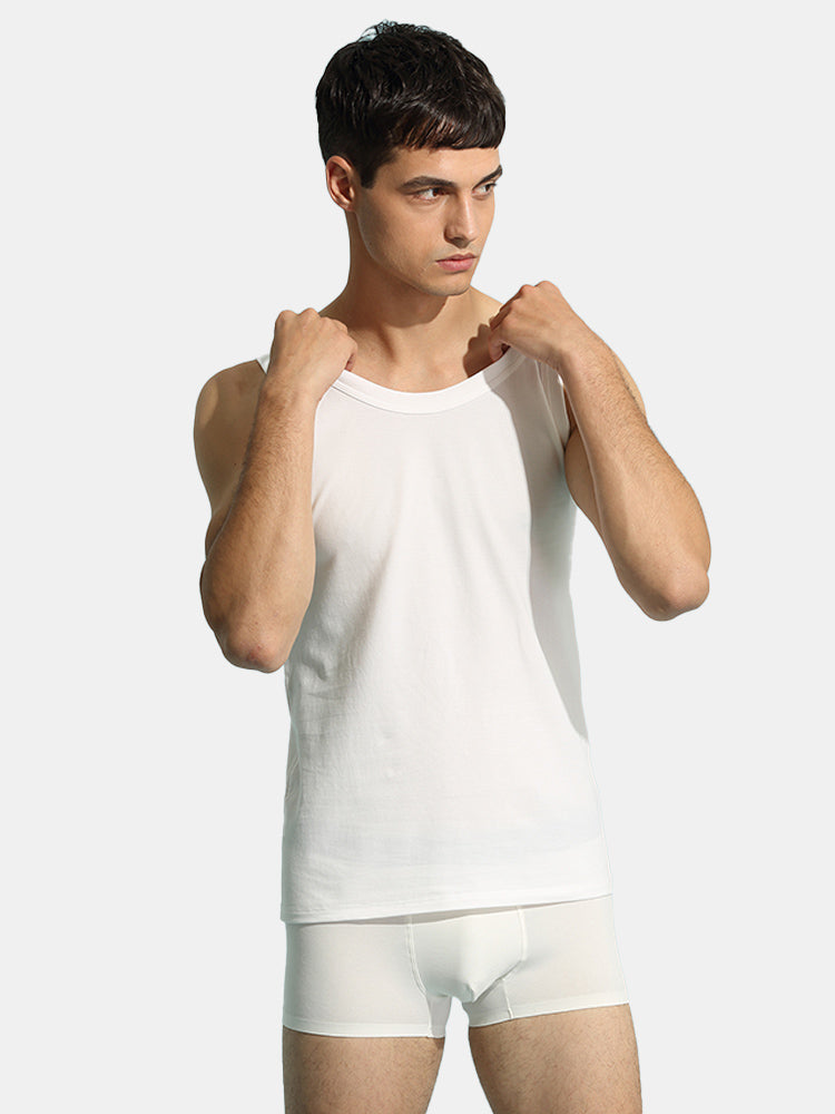 Men's Cotton Moisture Wicking Soft Tanks