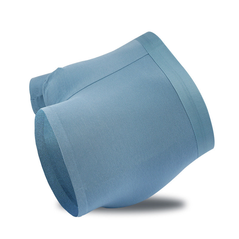 Modal Seamless Soft Mid-waist Boxer Briefs For Men