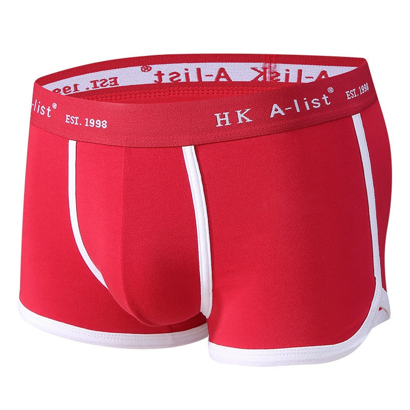 Men's Cotton Mid-waist Boxer Briefs