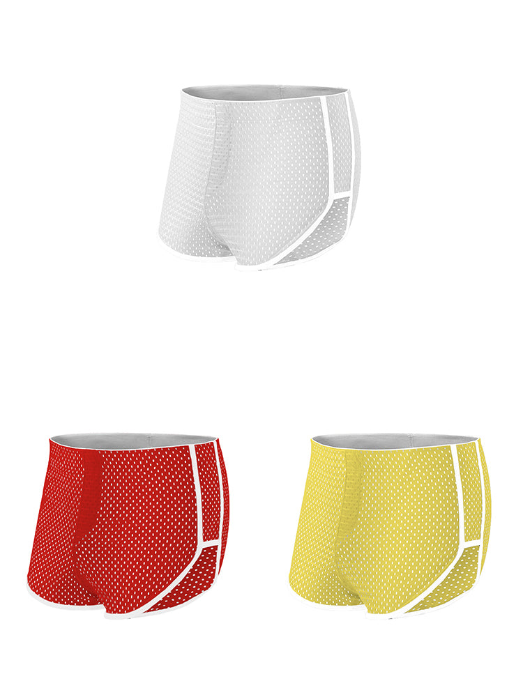 3 PACK Big Pouch Support Breathable Trunks Pajamas