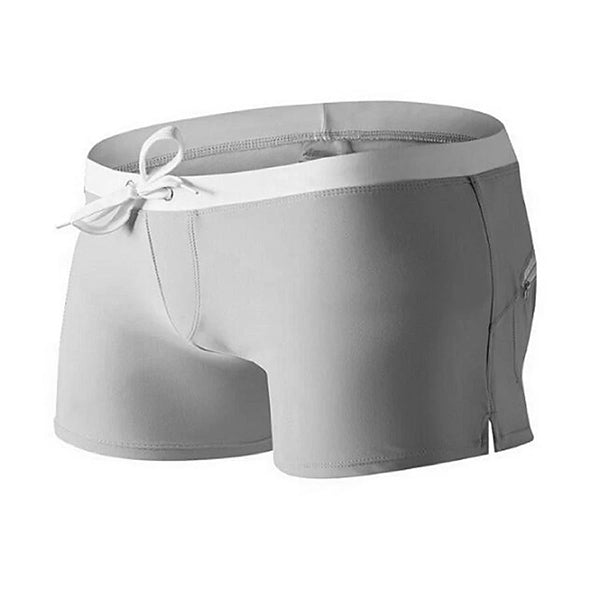 Men's Quick Drying Drawstring Swim Trunks