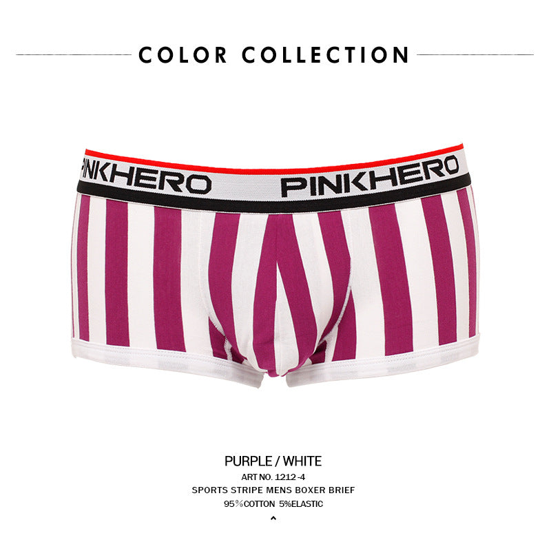 3 Pack Striped Support Pouch Underwear