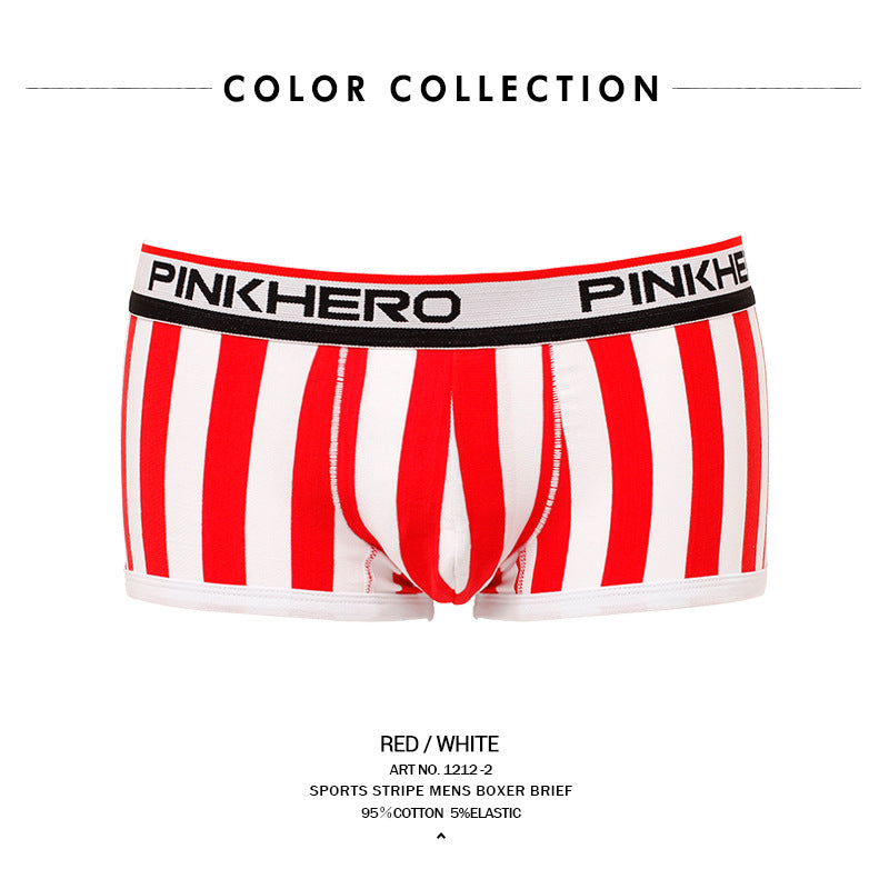 3 Pack Striped Support Pouch Underwear