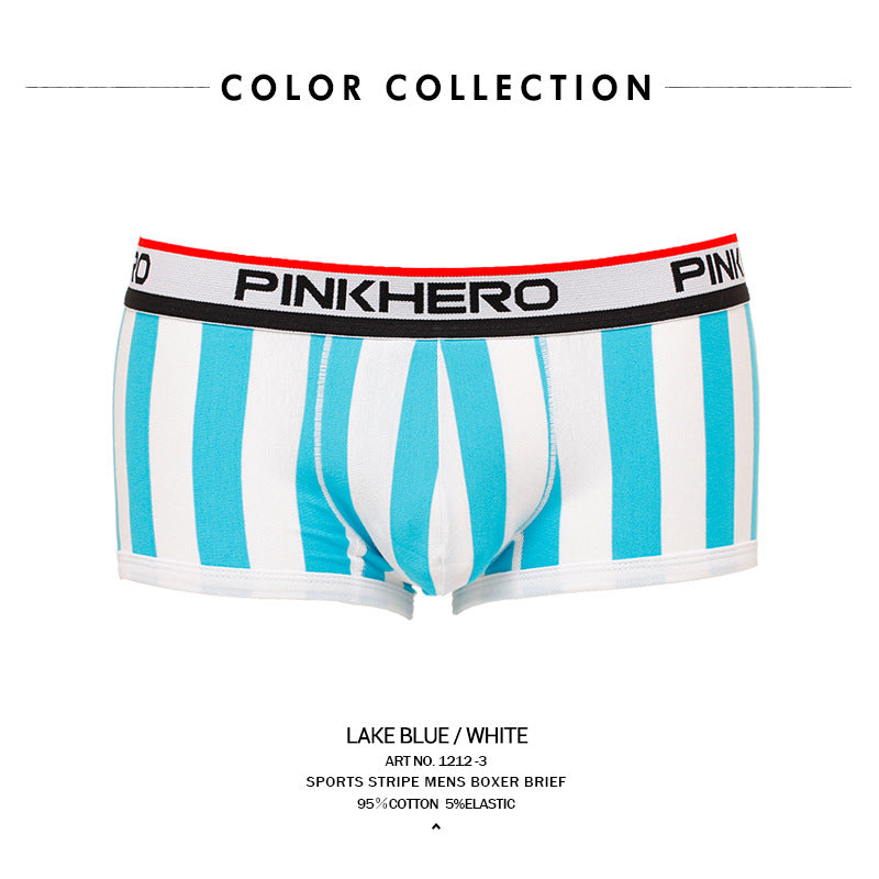 3 Pack Striped Support Pouch Underwear
