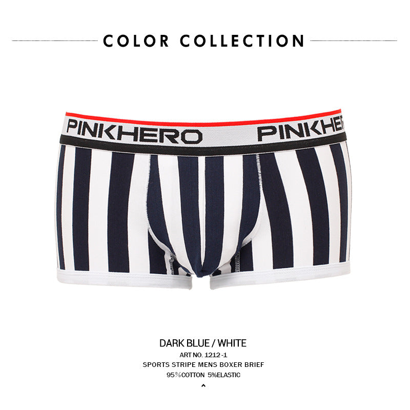 3 Pack Striped Support Pouch Underwear