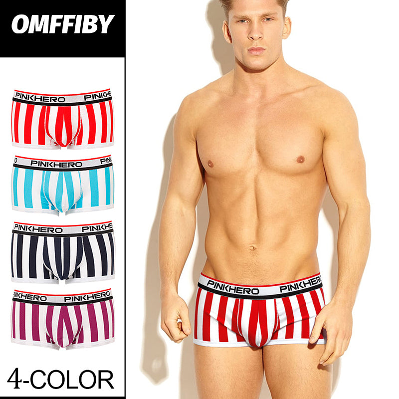 3 Pack Striped Support Pouch Underwear