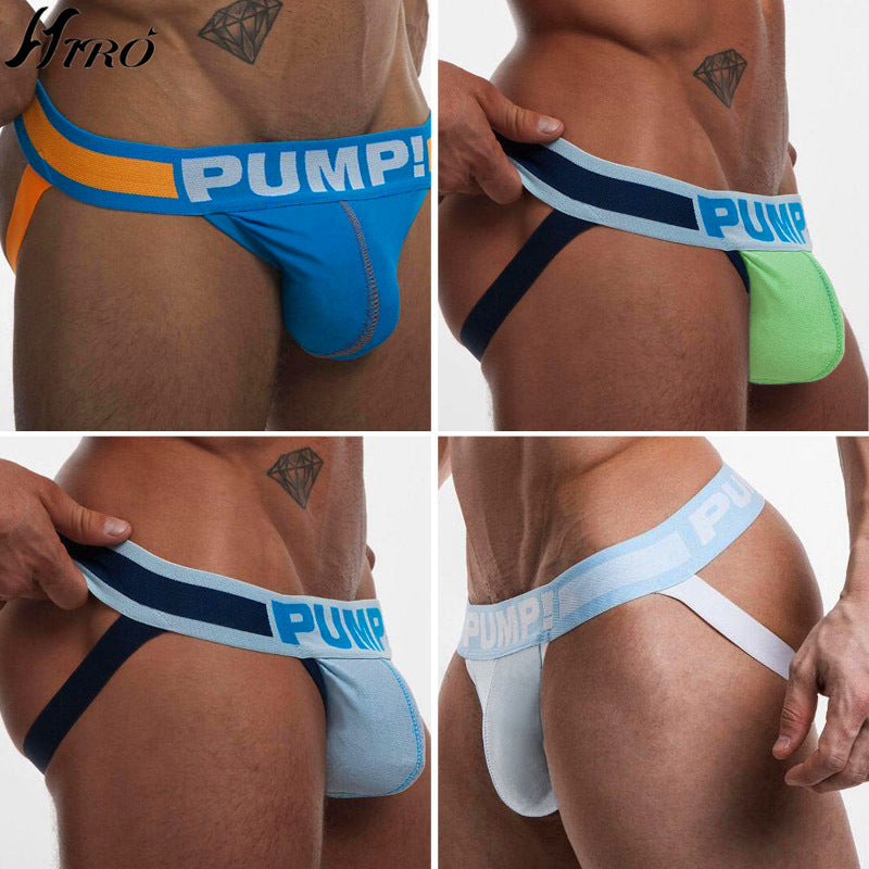 3 Pack Men's Underwear Jockstrap Athletic Support Pouch Briefs