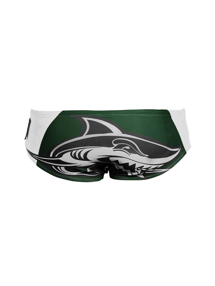 Men's Shark Printed Swimming Trunks