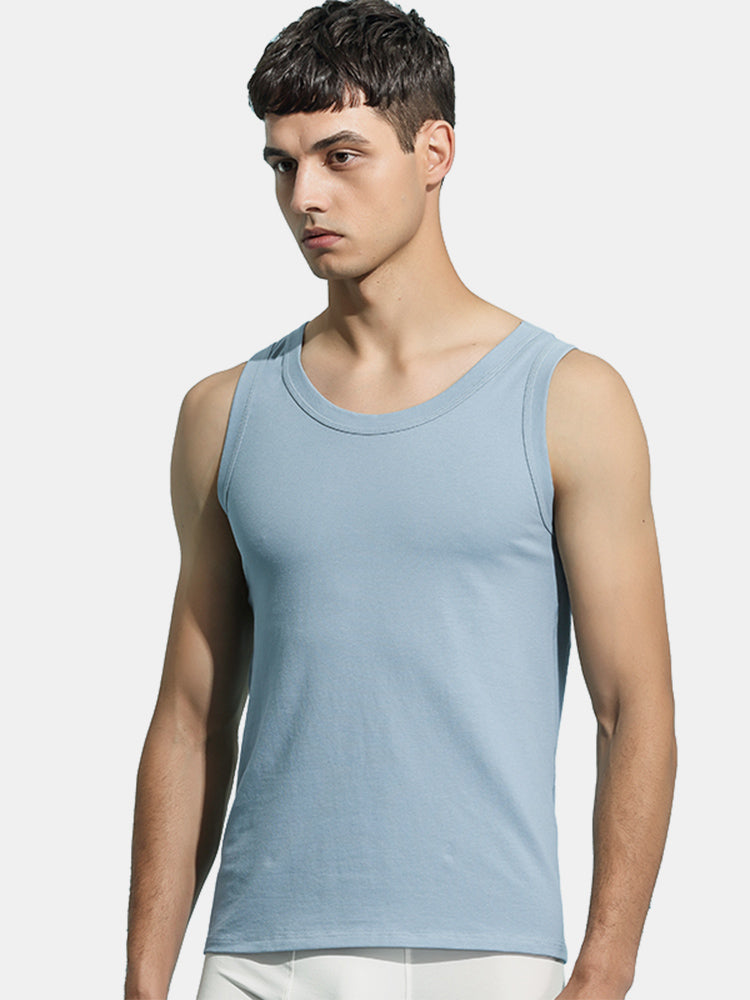 Men's Cotton Moisture Wicking Soft Tanks