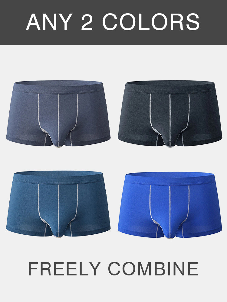 2 Pack Bulge Enhance Cooling Men's Trunk