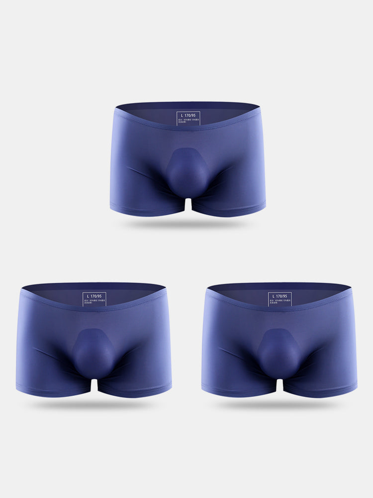 3 Pack 3D Seamless Support Pouch Men's Underwear