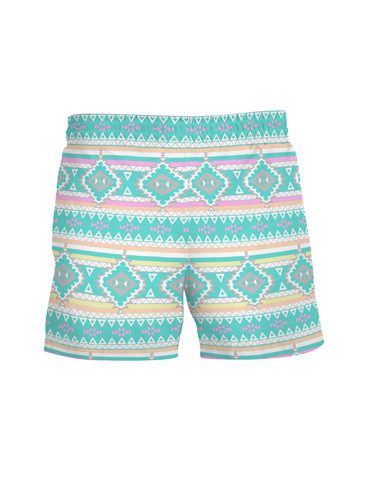 Mens Summer Printed Breathable Board Shorts