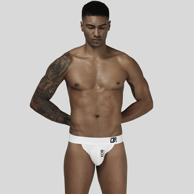 Men's Sexy Cotton Solid Thongs