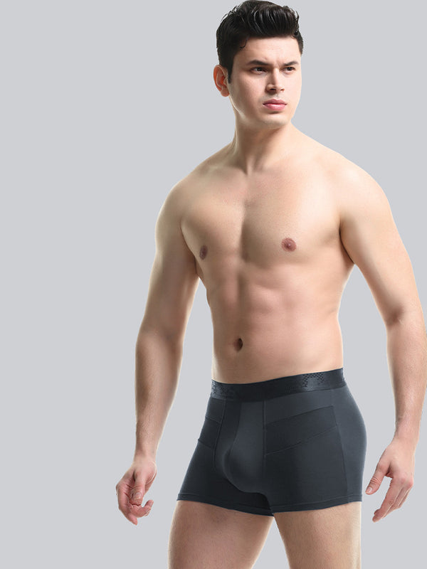 3 Pack Men’s Breathable Splicing Mesh Trunks