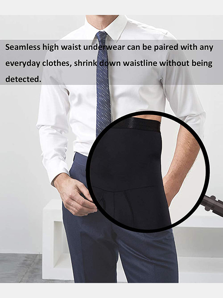 Mens Separated Pouch Butt Lift Shapewear Boxers