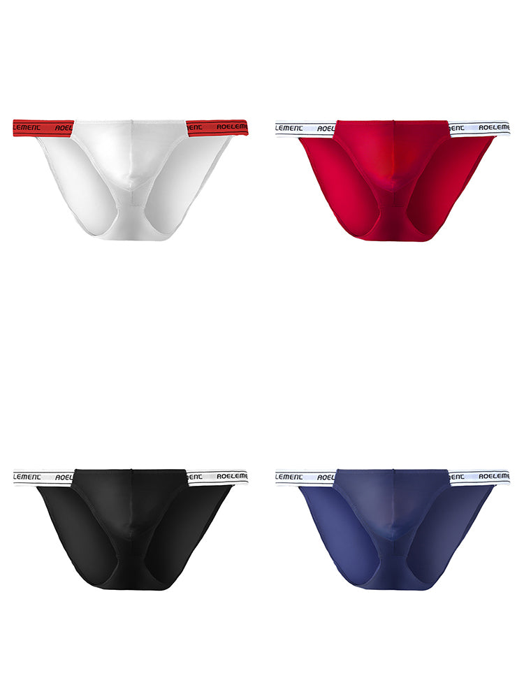4 Pack Men’s Large Pouch Tight Stretchy Bikini