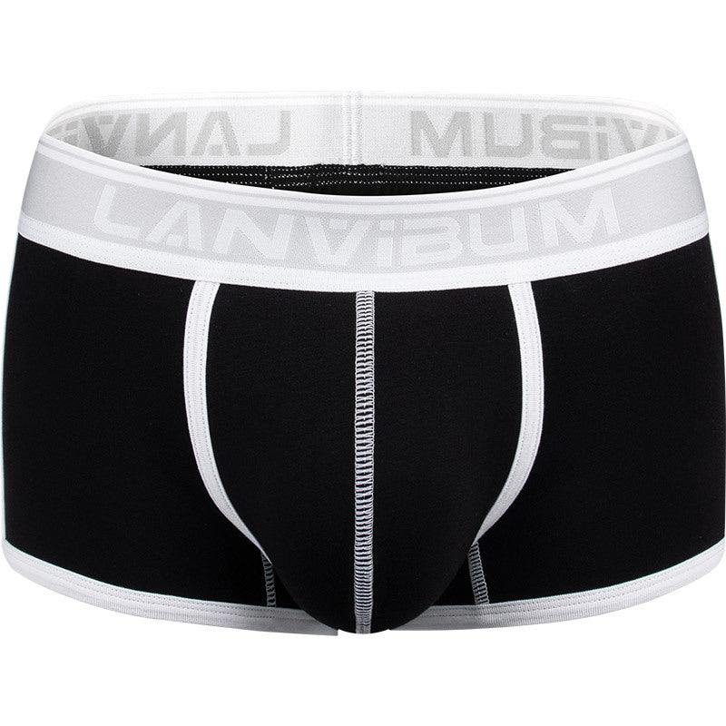 Mens Contrast Color Boxer Briefs