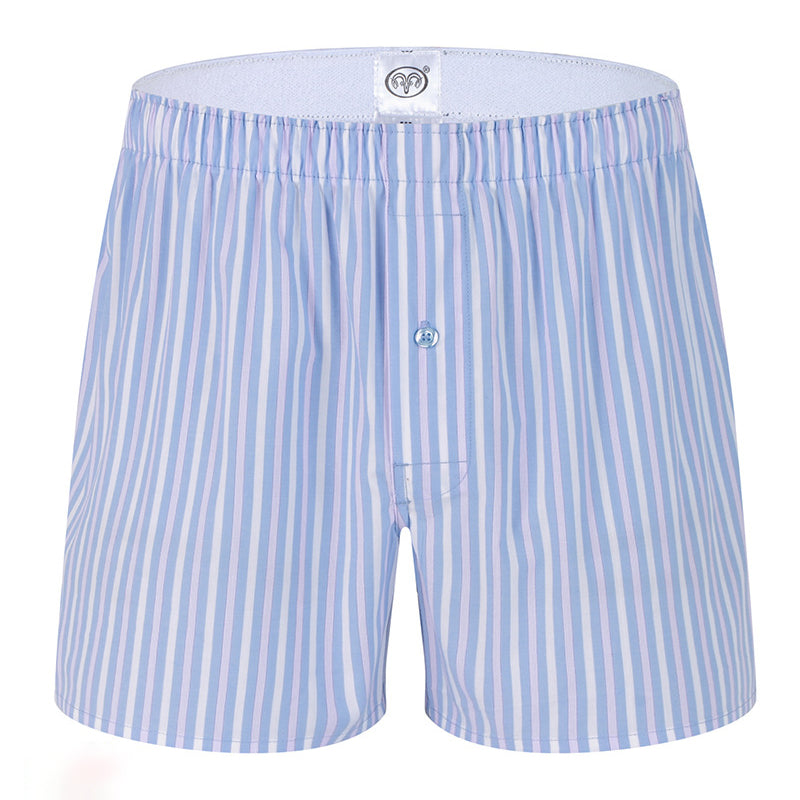 100% Cotton Men's Loungewear Loose Shorts