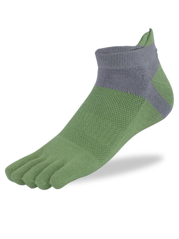 Men's Mesh Breathable Fun Quarter Toe Socks