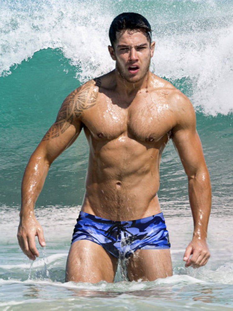 Men's Summer Camouflage Surfing Swim Shorts