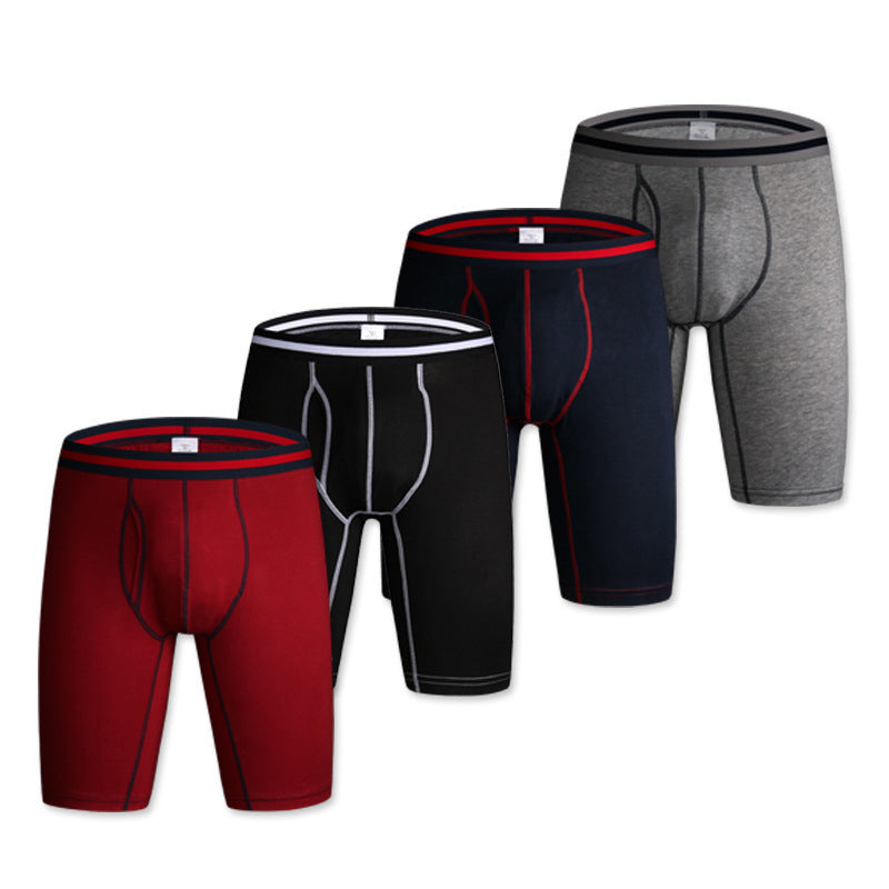 Men's Sports Boxer Brief Fly Front with Pouch