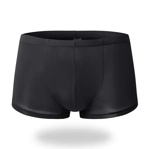 Thin Breathable Ice Silk U Convex Boxers for Men