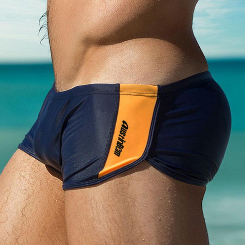 Men's Quick Dry Drawstring Breathable Swim Trunks