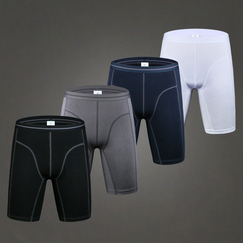 Men's Sports Boxer Brief Fly Front with Pouch