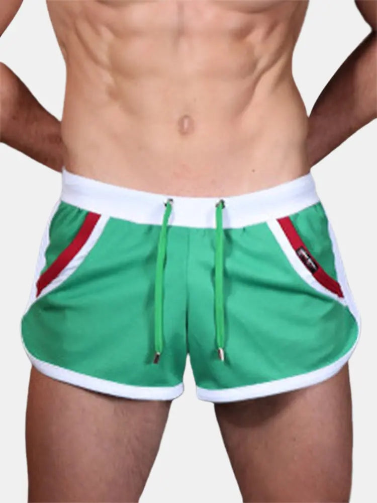 2 Pack Drawstring Leisure Men's Loose Boxer Shorts