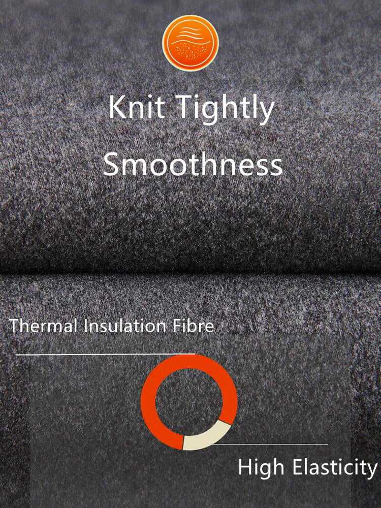 Men's Seamless Splice Thin Design Thermal Set