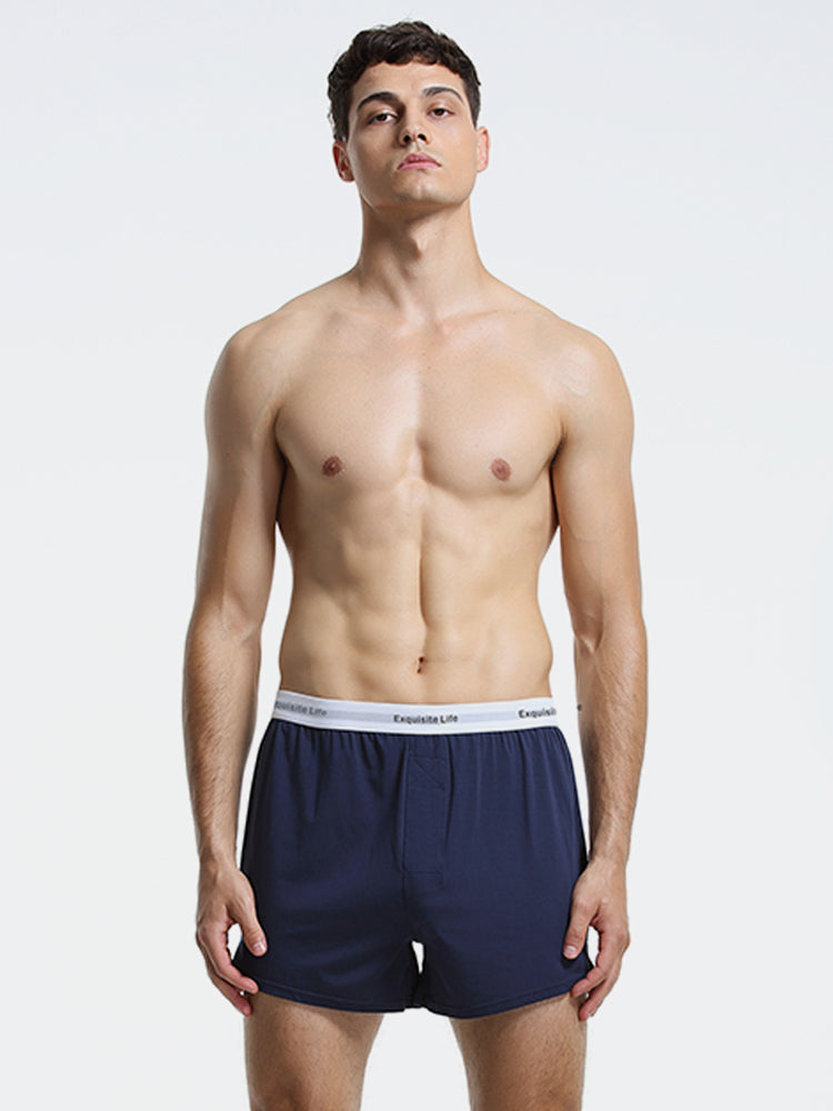 Men's Comfy Modal Home Boxer Shorts