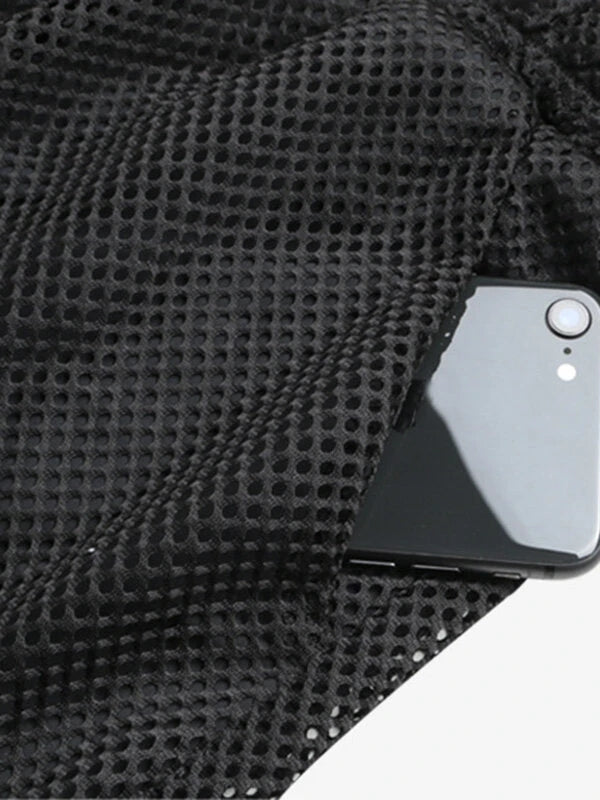 Mens Mesh Loose See Through Swim Shorts