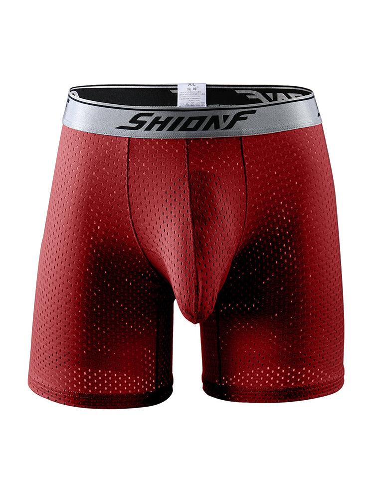 2 Pack Men’s Mesh Separate Pouch Boxers Briefs