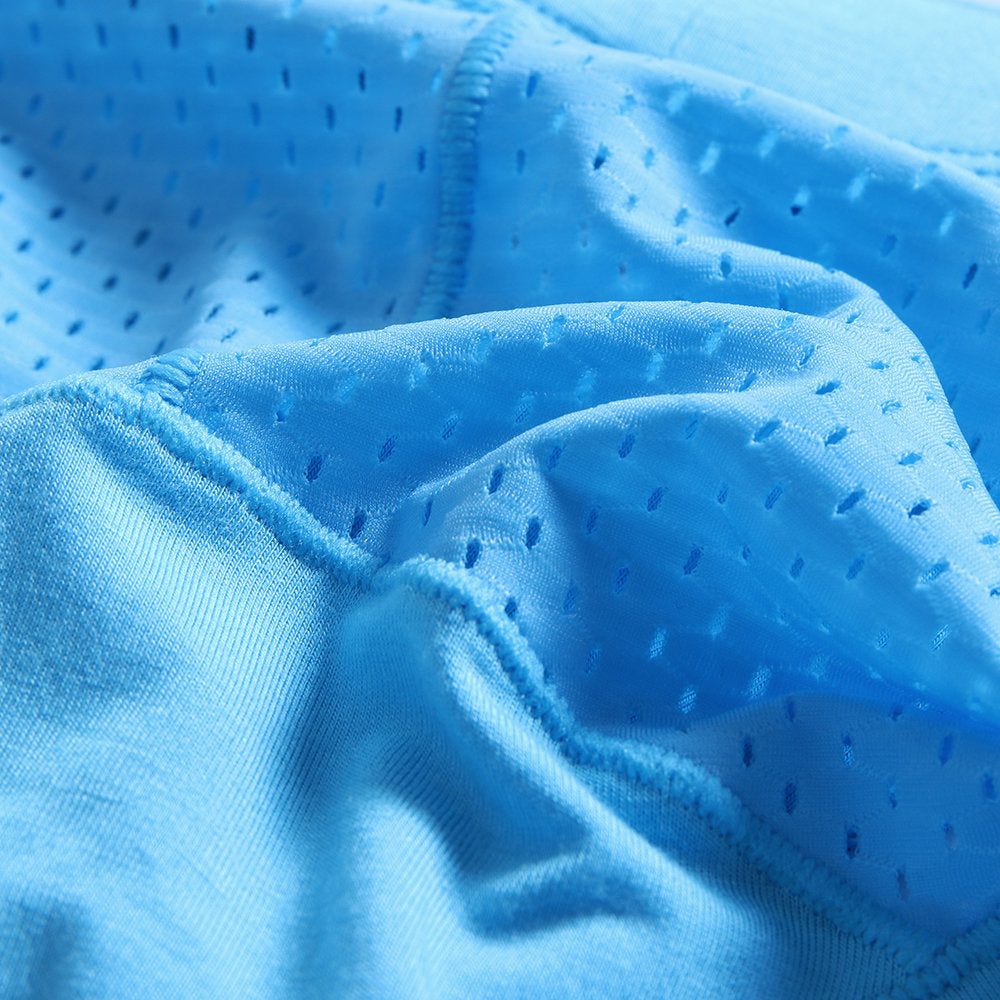Mesh Modal Stitching Breathable Solid Color Briefs