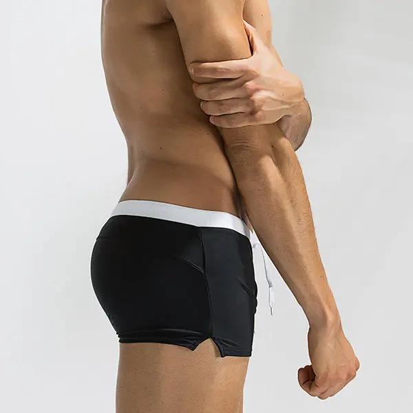 Men's Quick Drying Drawstring Swim Trunks