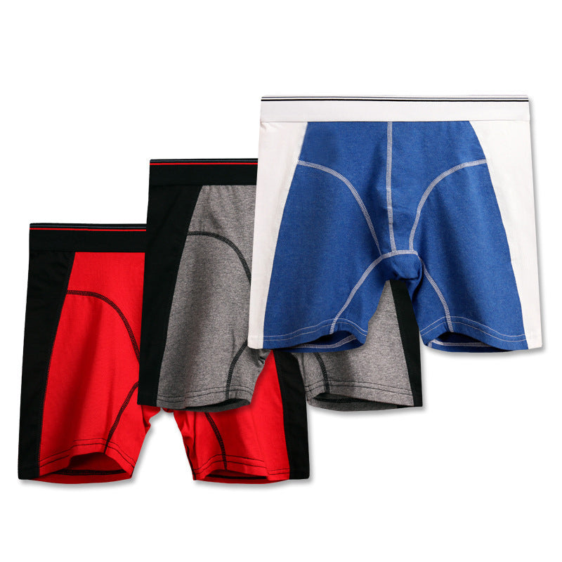 Men's Cotton Athletic Running Boxer Briefs