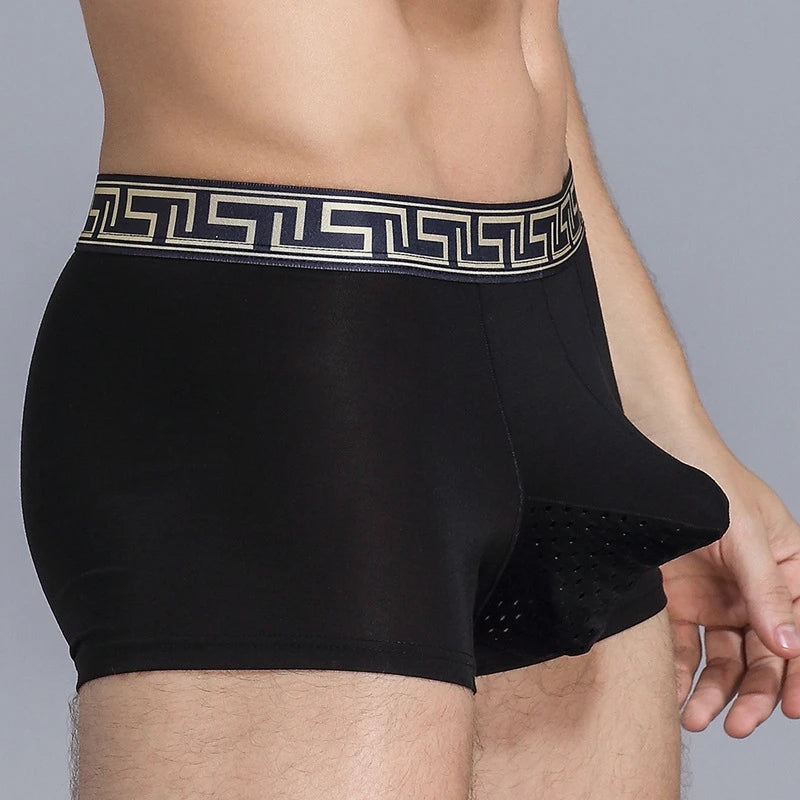 4 Pack Separate Ball Breathable Trunks