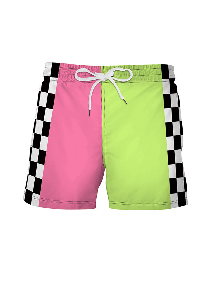 Mens Summer Printed Breathable Board Shorts