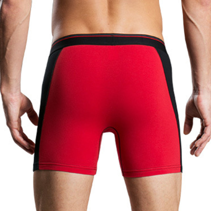 Men's Cotton Athletic Running Boxer Briefs