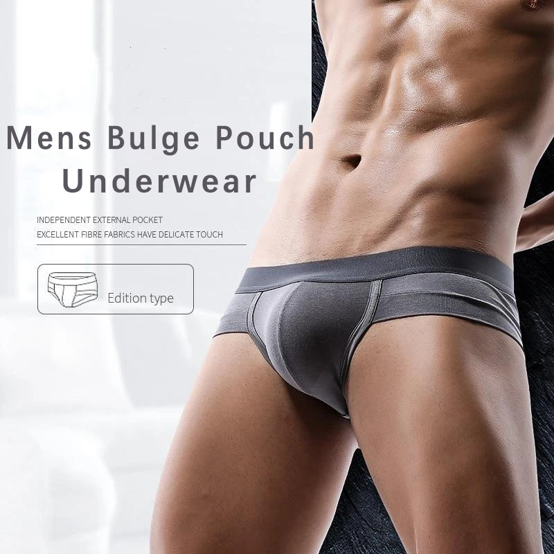 4 Pack Bulge Ball Support Pouch Modal Men's Briefs