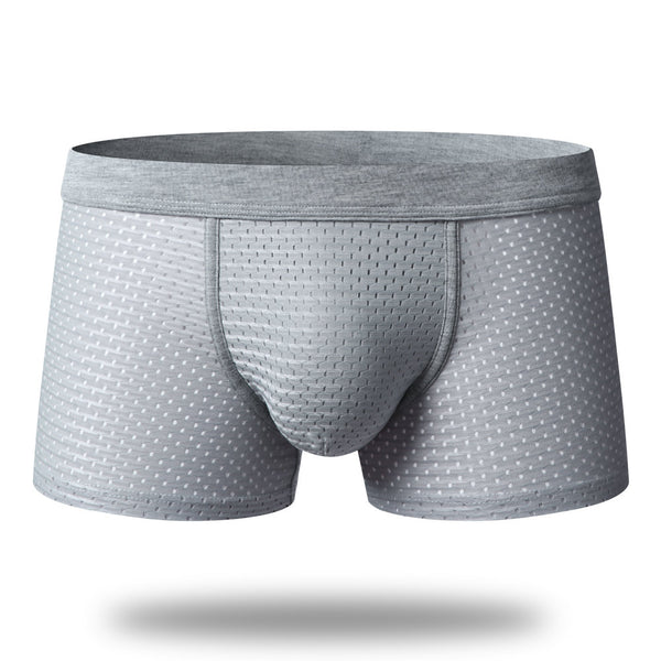 Mesh Breathable Ice Silk  Waist Boxers