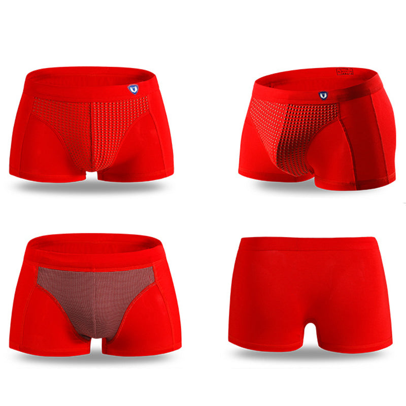 Men's Far Infrared Functional Modal Boxer Briefs