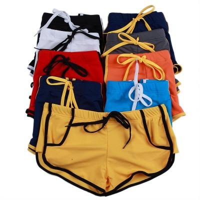 Men's Breathable Boxer Drawstring Swimming Trunks