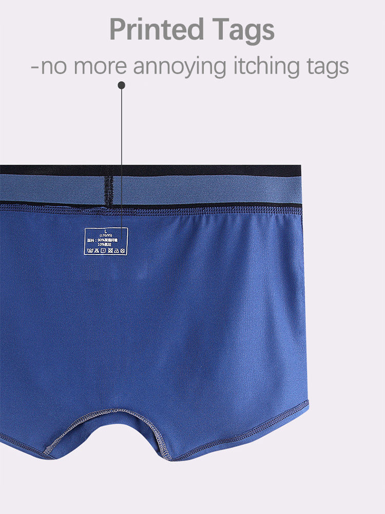4 Pack Crotch Support Pouch Breathable Men's Underwear