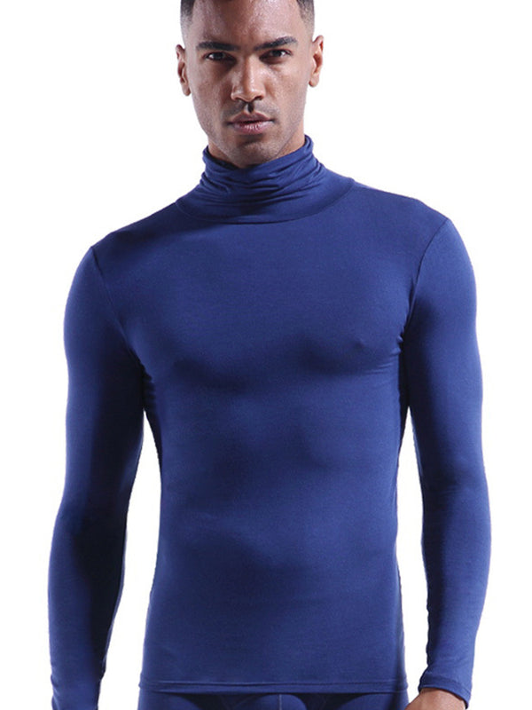 Men's Turtleneck Thermal Top Base Layer Shirts