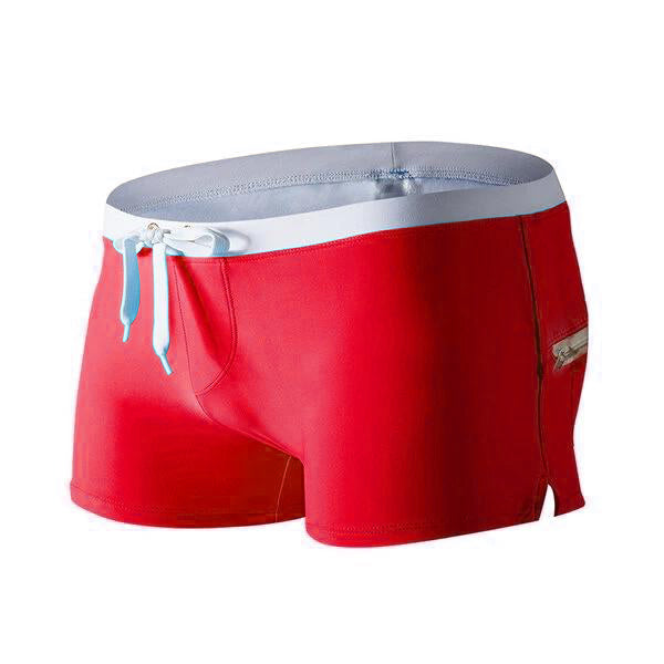 Men's Quick Drying Drawstring Swim Trunks