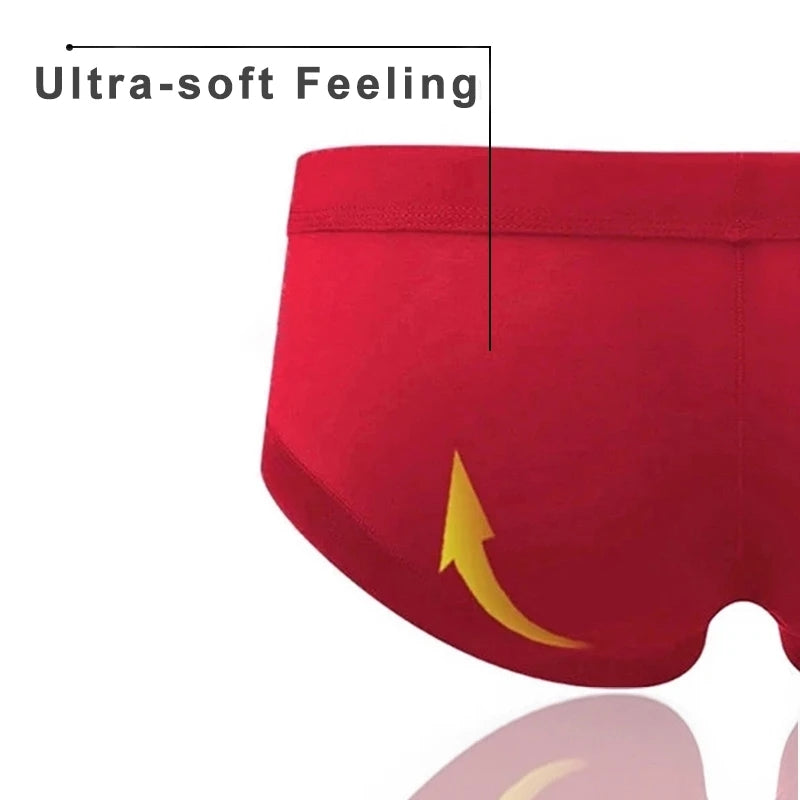 Modal Breathable Underwear U Convex Pouch Briefs