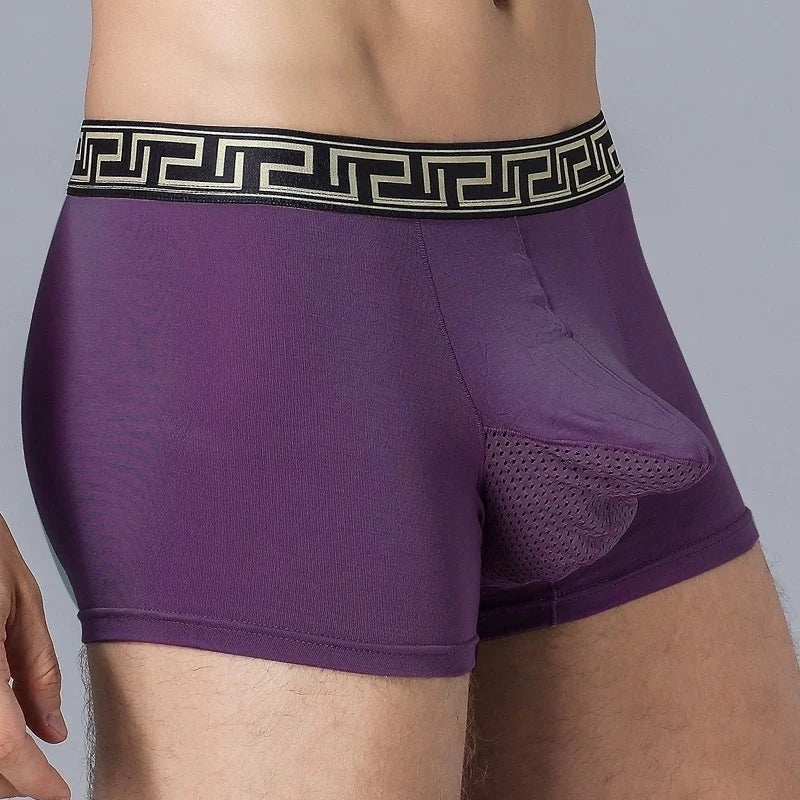 4 Pack Separate Ball Breathable Trunks