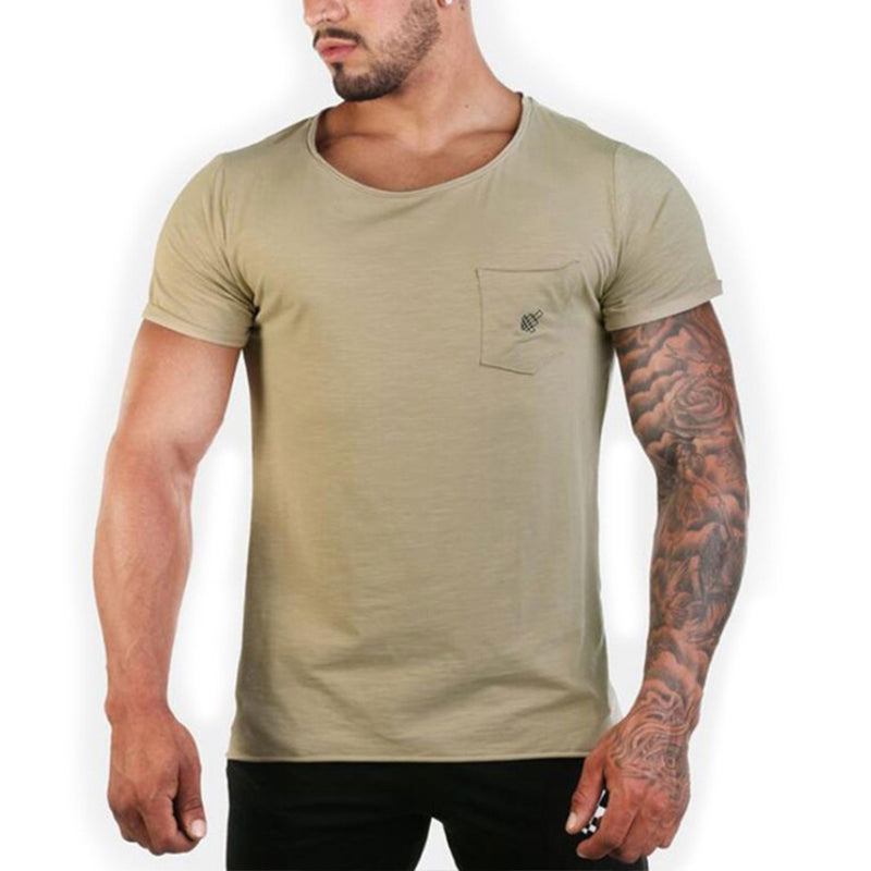 Mens Summer Breathable Fitness T-Shirts